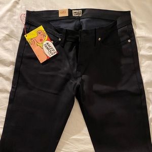 Naked & Famous Brand New Indigo Jeans